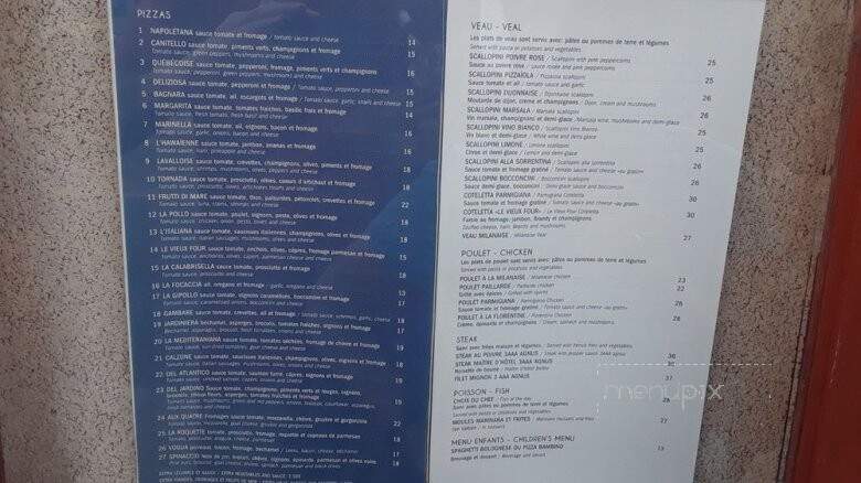 Le Vieux Four Manago - Kirkland, QC menu_pic