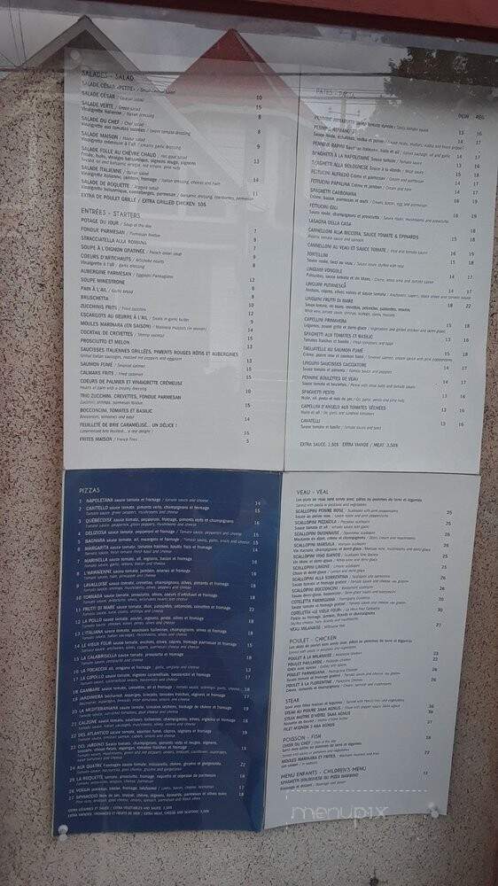 Le Vieux Four Manago - Kirkland, QC menu_pic