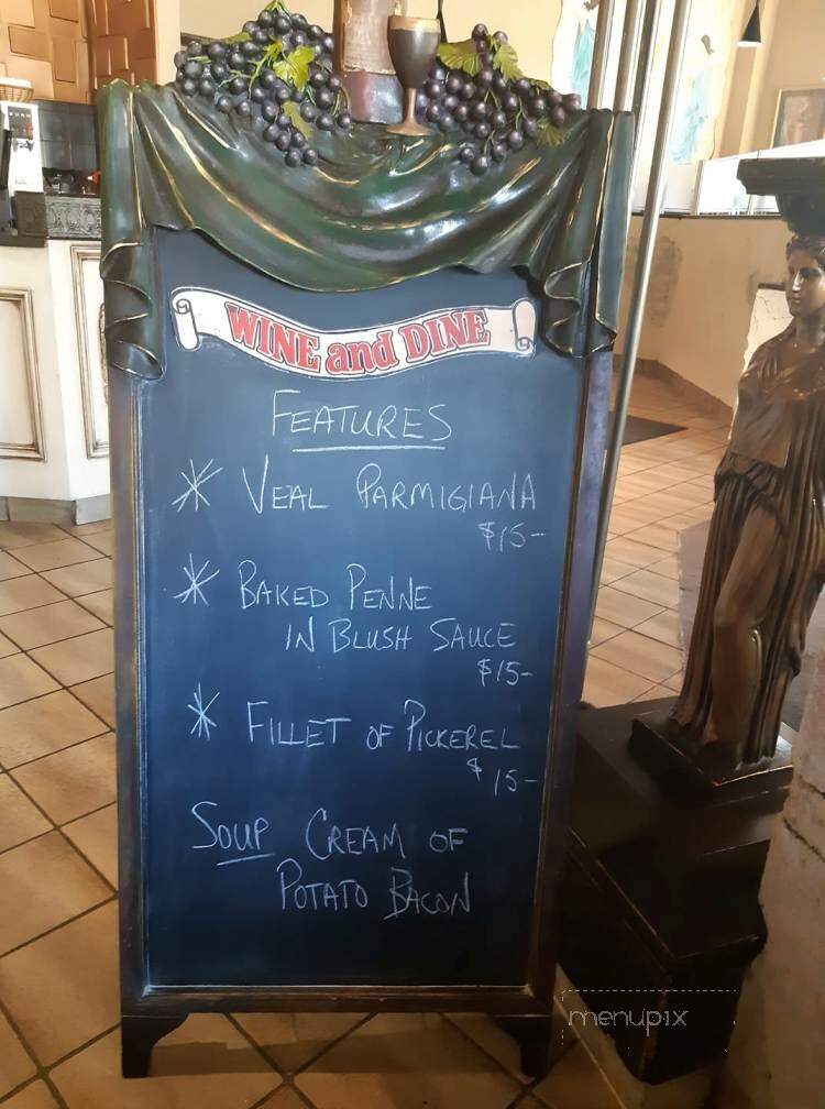 Casa Mia Restaurant - Barrie, ON menu_pic