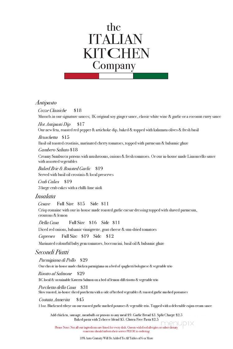 The Italian Kitchen - Vernon, BC
