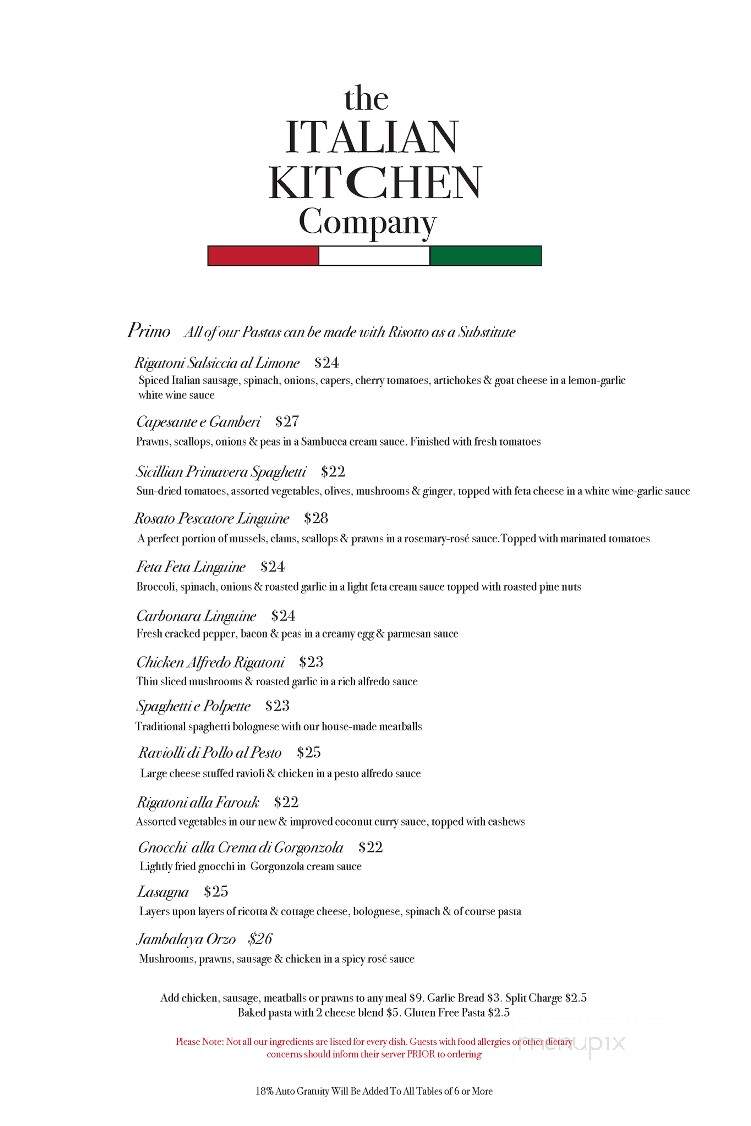 The Italian Kitchen - Vernon, BC