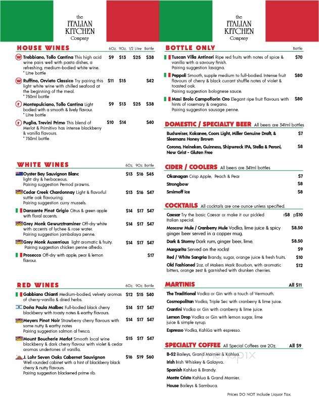 The Italian Kitchen - Vernon, BC