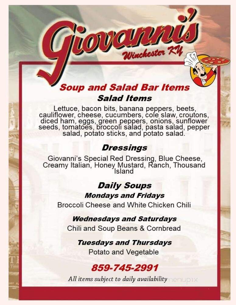 Giovanni's - Winchester, KY