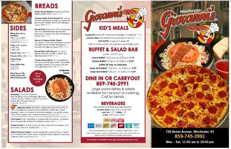 Giovanni's - Winchester, KY