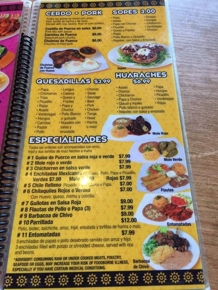 Mega Taco - Norcross, GA menu_pic