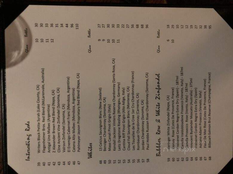 Wilders Steakhouse - Joplin, MO menu_pic
