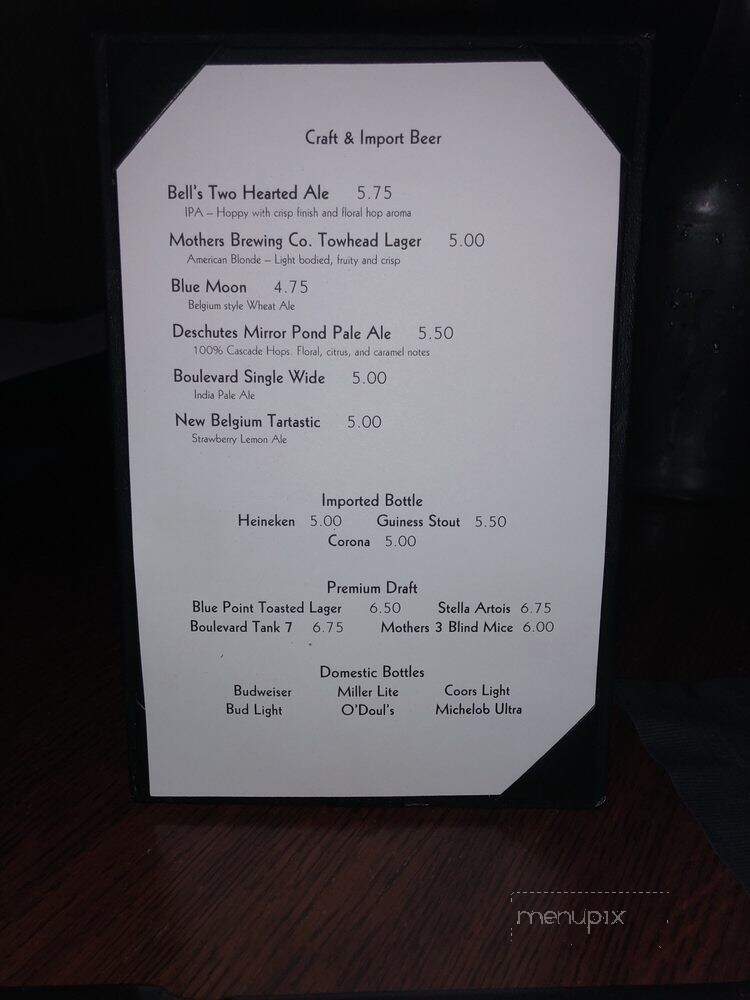 Wilders Steakhouse - Joplin, MO menu_pic