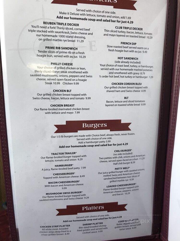Westside Restaurant - O'Neill, NE menu_pic