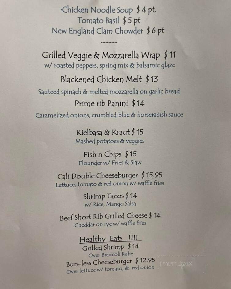 Gourmet Deli - West Creek, NJ menu_pic