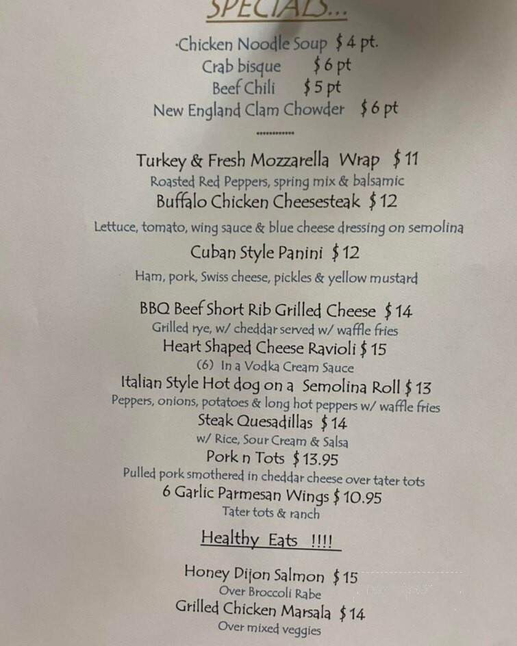 Gourmet Deli - West Creek, NJ menu_pic