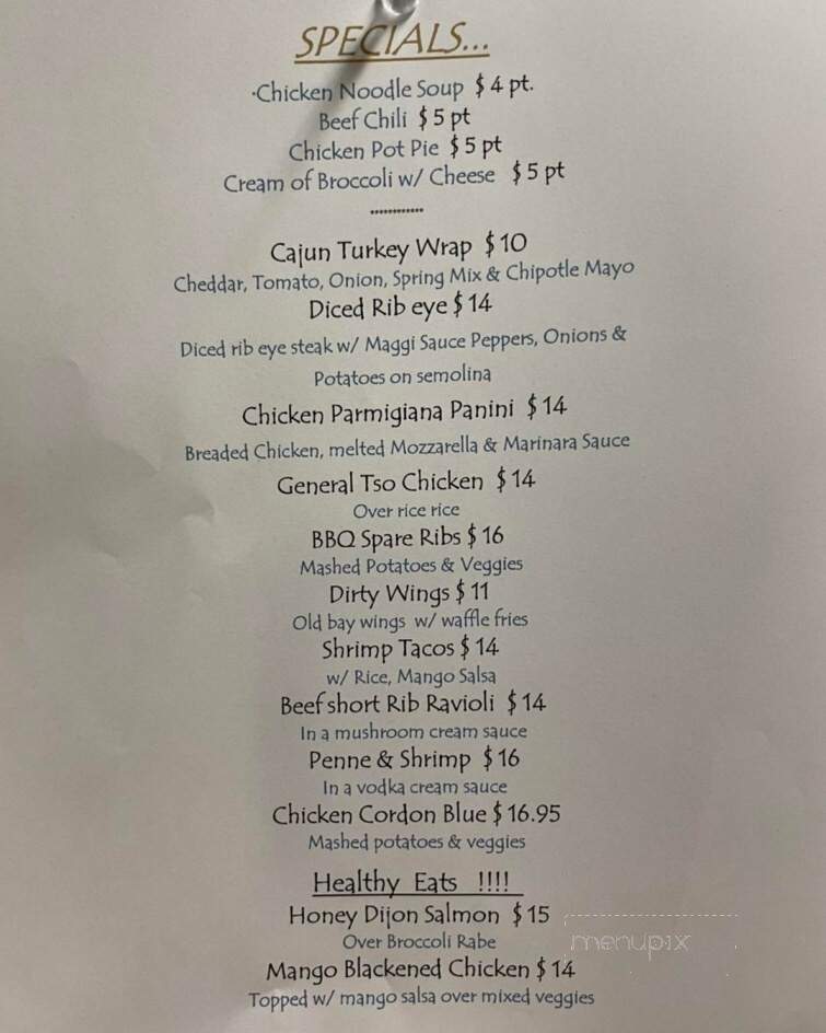 Gourmet Deli - West Creek, NJ menu_pic