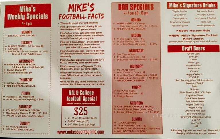 Mike's Sports Grill - Lawton, OK
