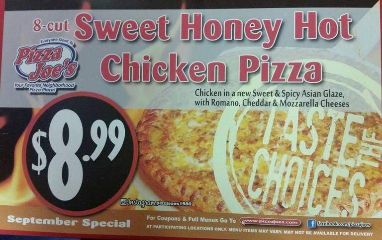 Pizza Joe's - New Wilmington, PA menu_pic
