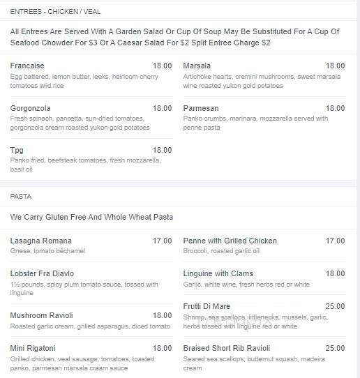 Tyler Point Grille - Barrington, RI menu_pic