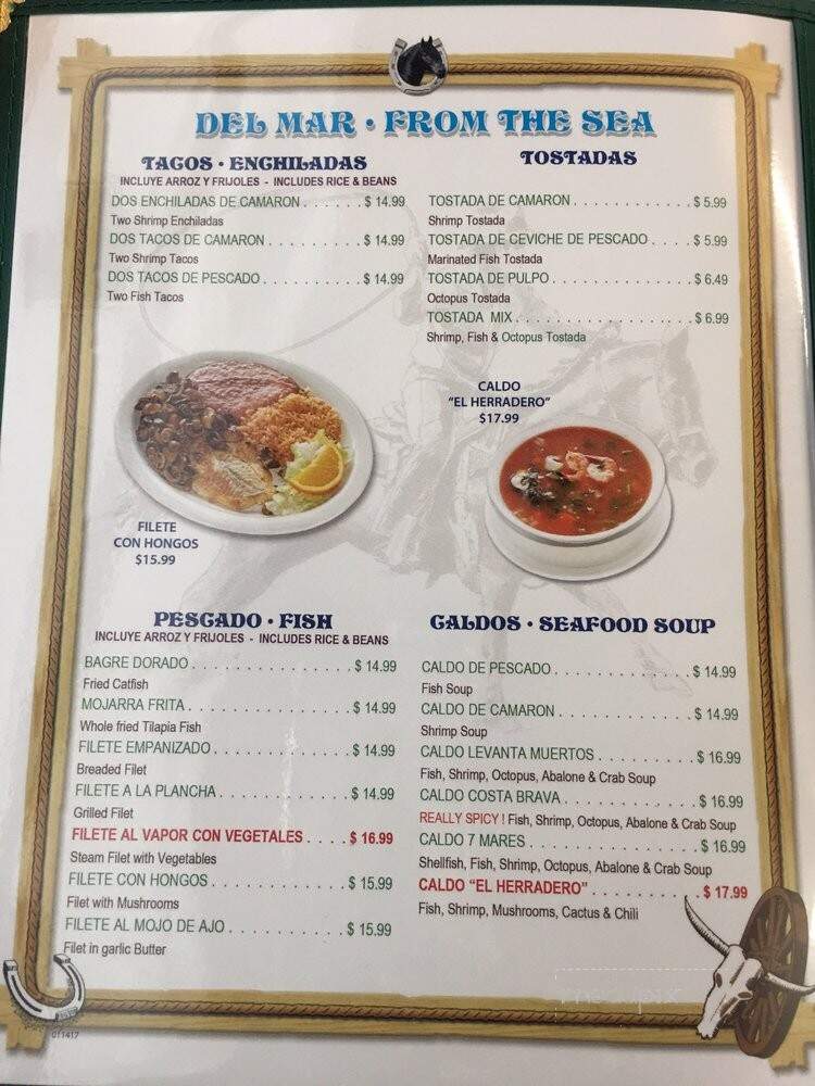 El Herradero - Santa Maria, CA menu_pic