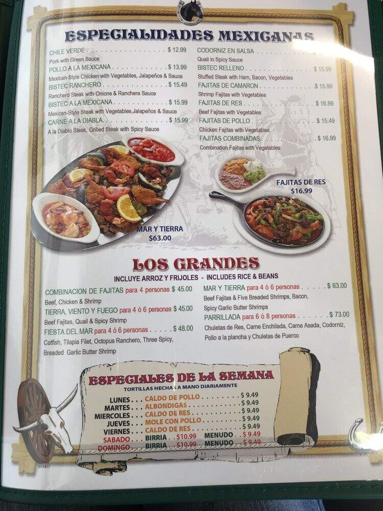 El Herradero - Santa Maria, CA menu_pic