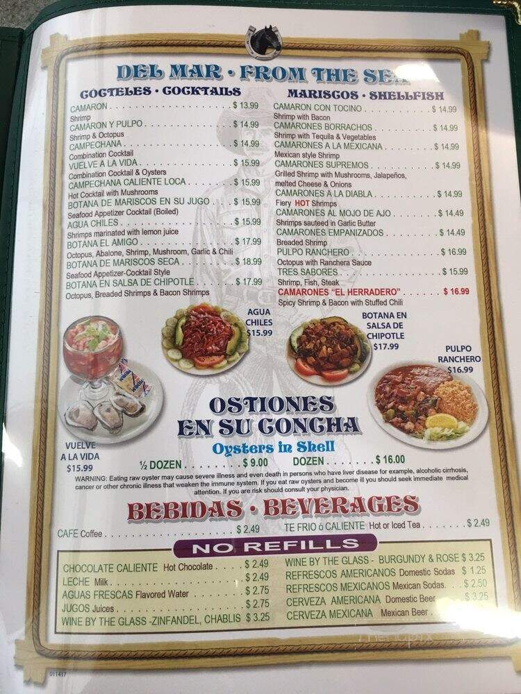 El Herradero - Santa Maria, CA menu_pic