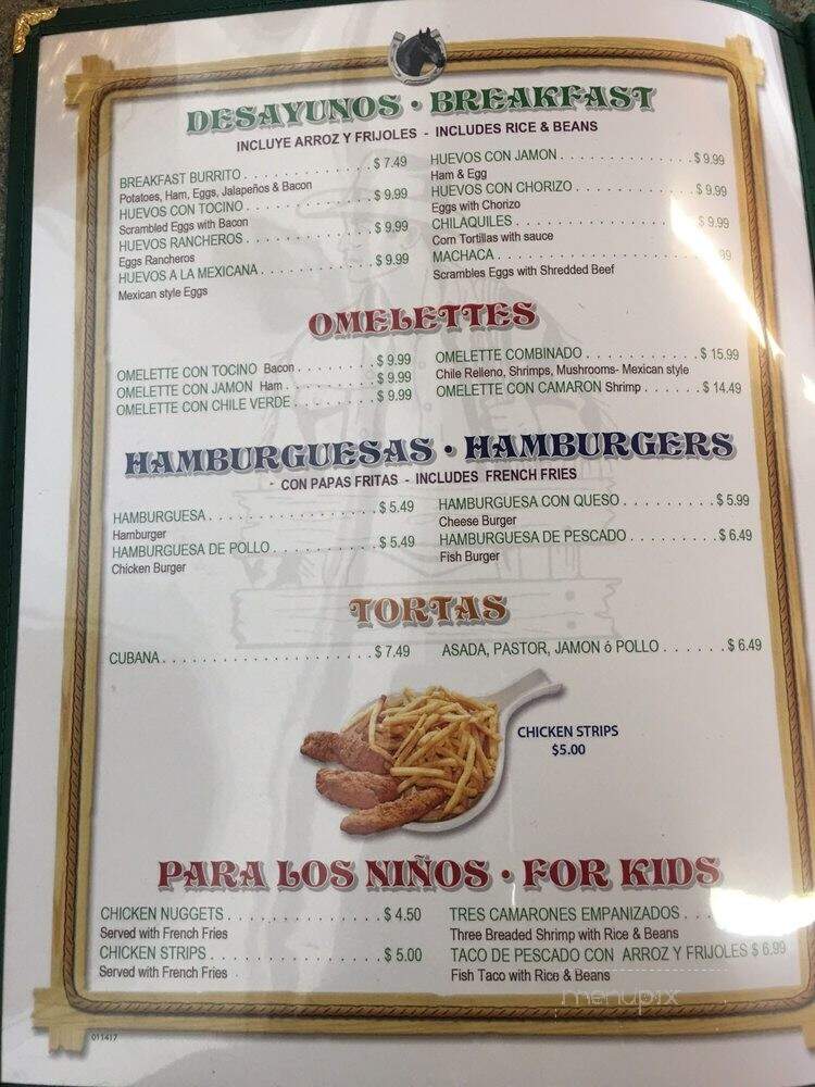 El Herradero - Santa Maria, CA menu_pic