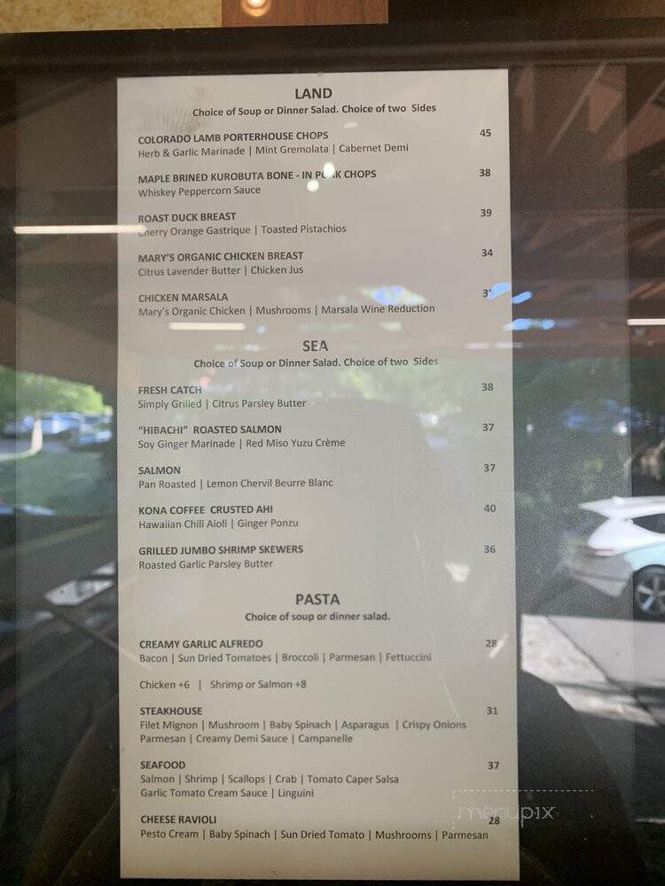 Ducey's On The Lake - Bass Lake, CA menu_pic