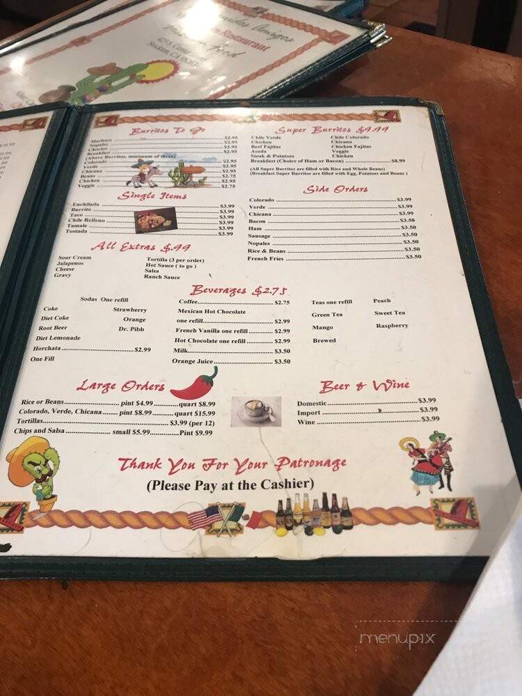 Mi Ranchito Cafe - Stockton, CA menu_pic