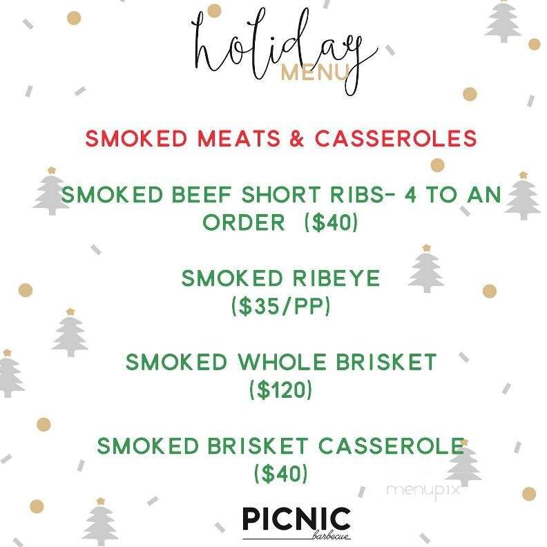 Picnic - Durham, NC menu_pic