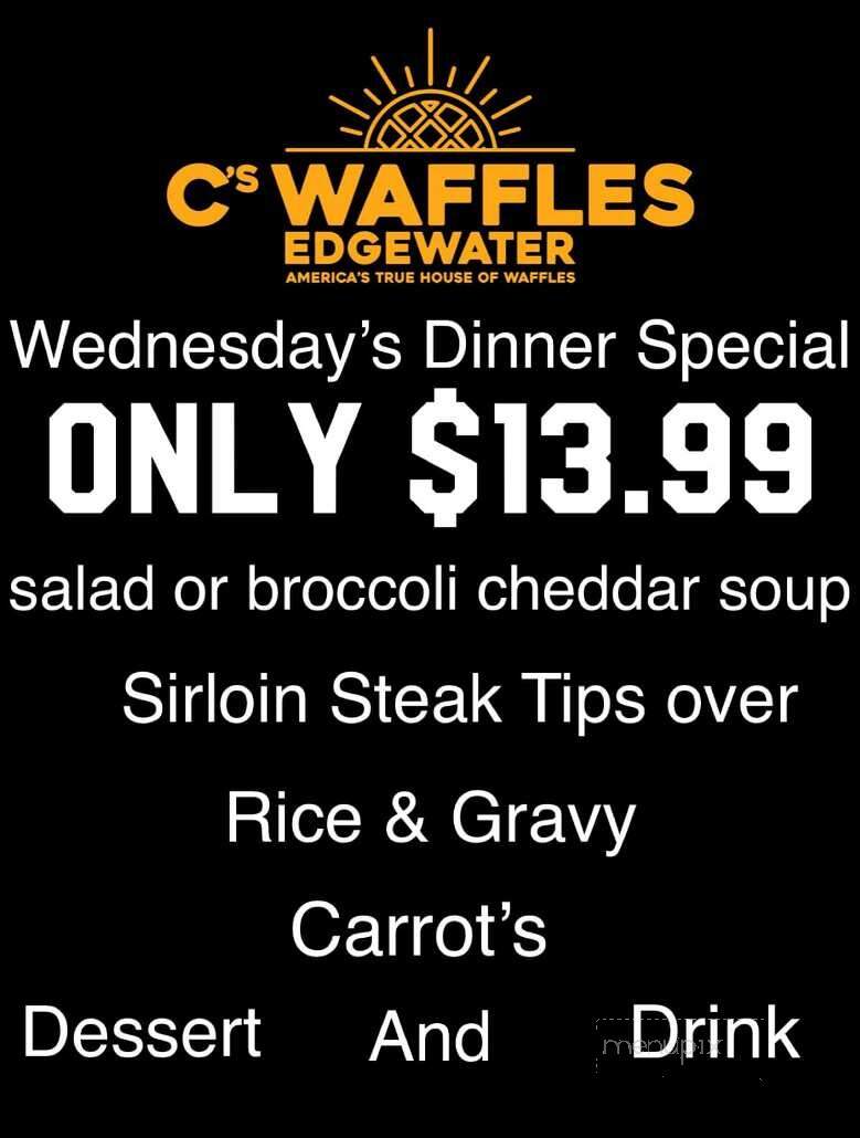 C's Waffles - Edgewater, FL menu_pic