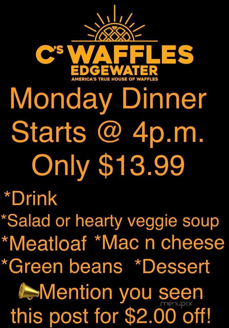 C's Waffles - Edgewater, FL menu_pic