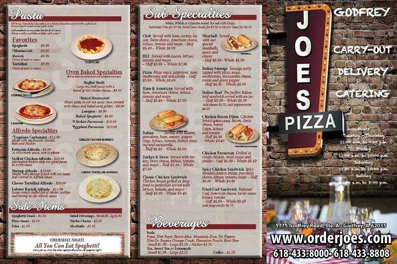 Joe's Pizza and Pasta - Godfrey, IL