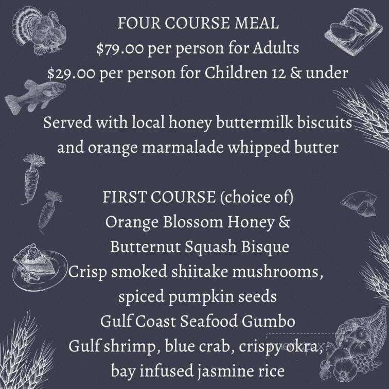 Blue Mabel - Santa Rosa Beach, FL menu_pic