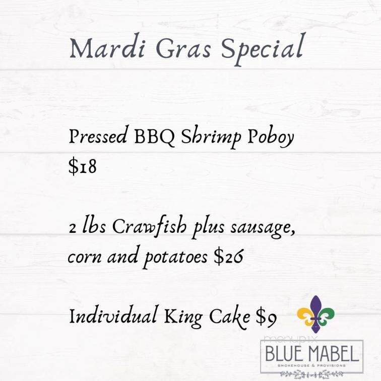 Blue Mabel - Santa Rosa Beach, FL menu_pic