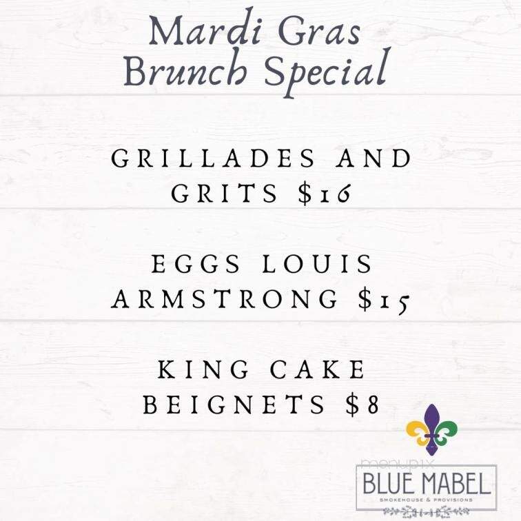 Blue Mabel - Santa Rosa Beach, FL menu_pic