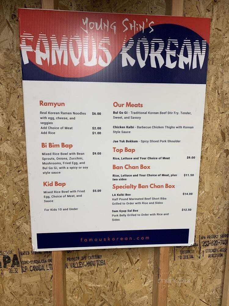 Young Shin's Famous Korean - Coeur d'Alene, ID menu_pic