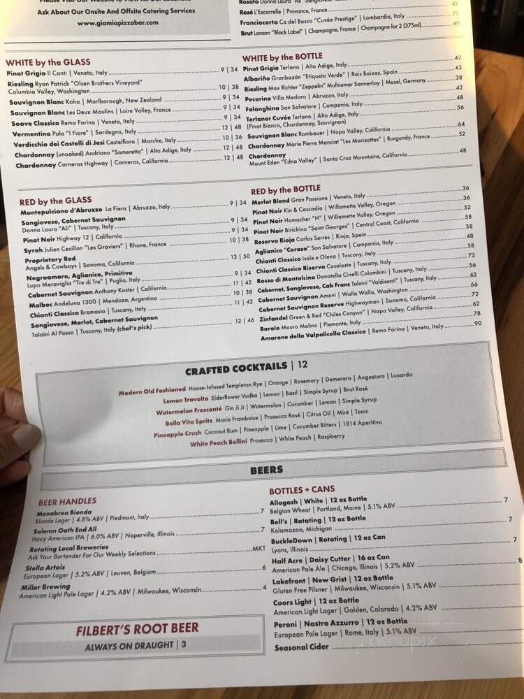 Gia Mia - St. Charles, IL menu_pic