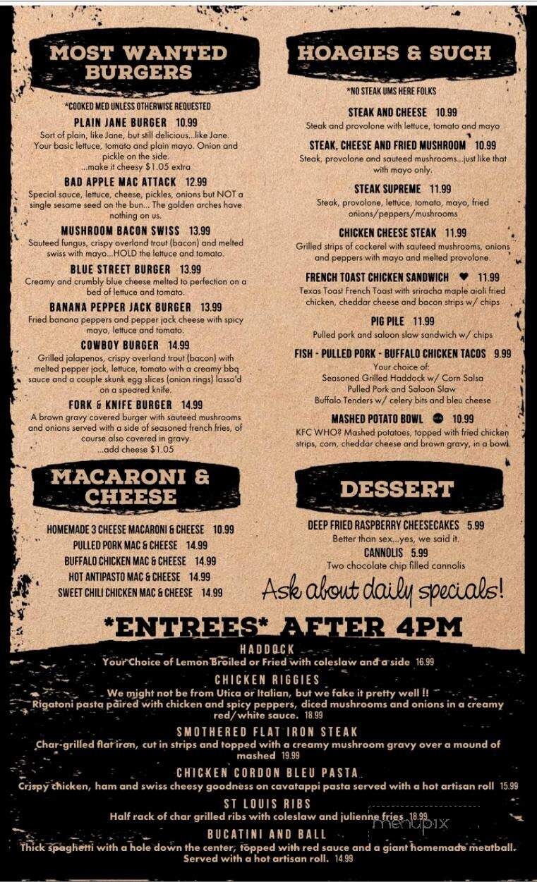 Bad Apple Saloon - Watertown, NY menu_pic