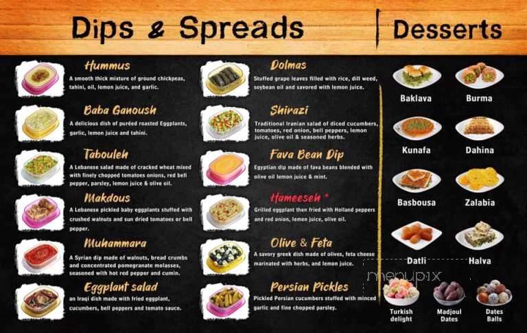 Dina's Cuisine - Portland, ME menu_pic