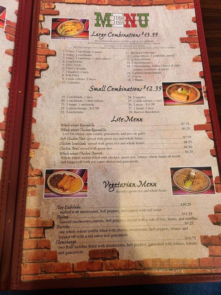 La Cabanita Mex - Meridian, ID menu_pic