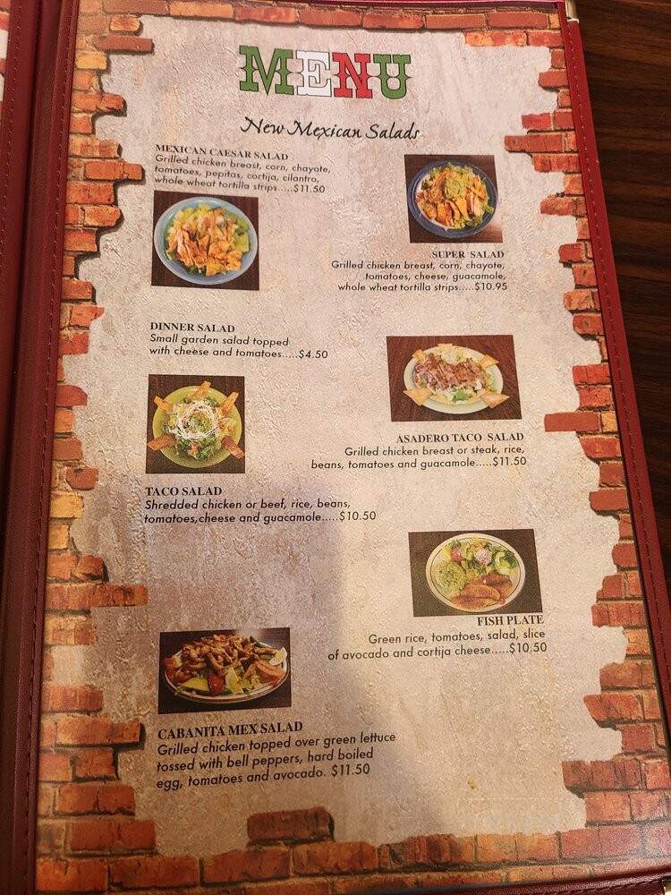 La Cabanita Mex - Meridian, ID menu_pic