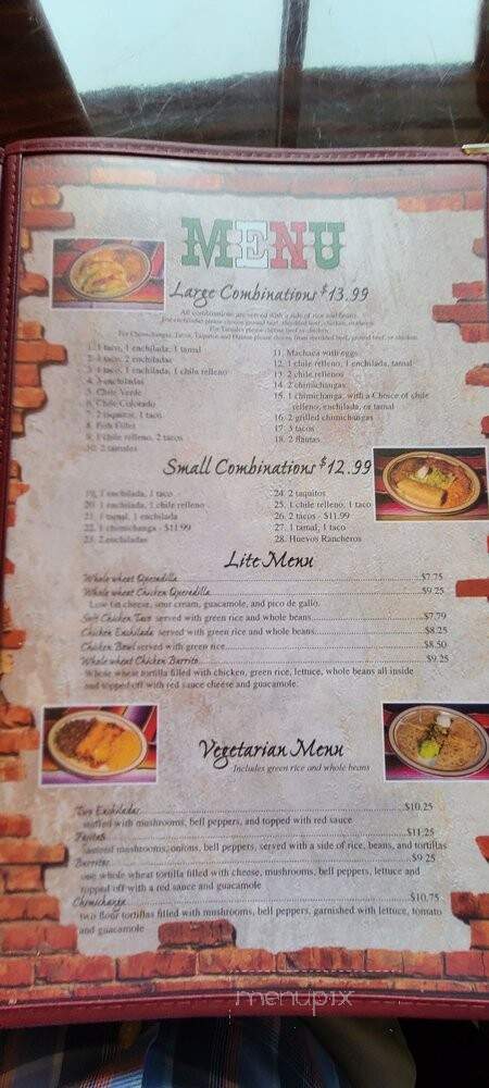 La Cabanita Mex - Meridian, ID menu_pic