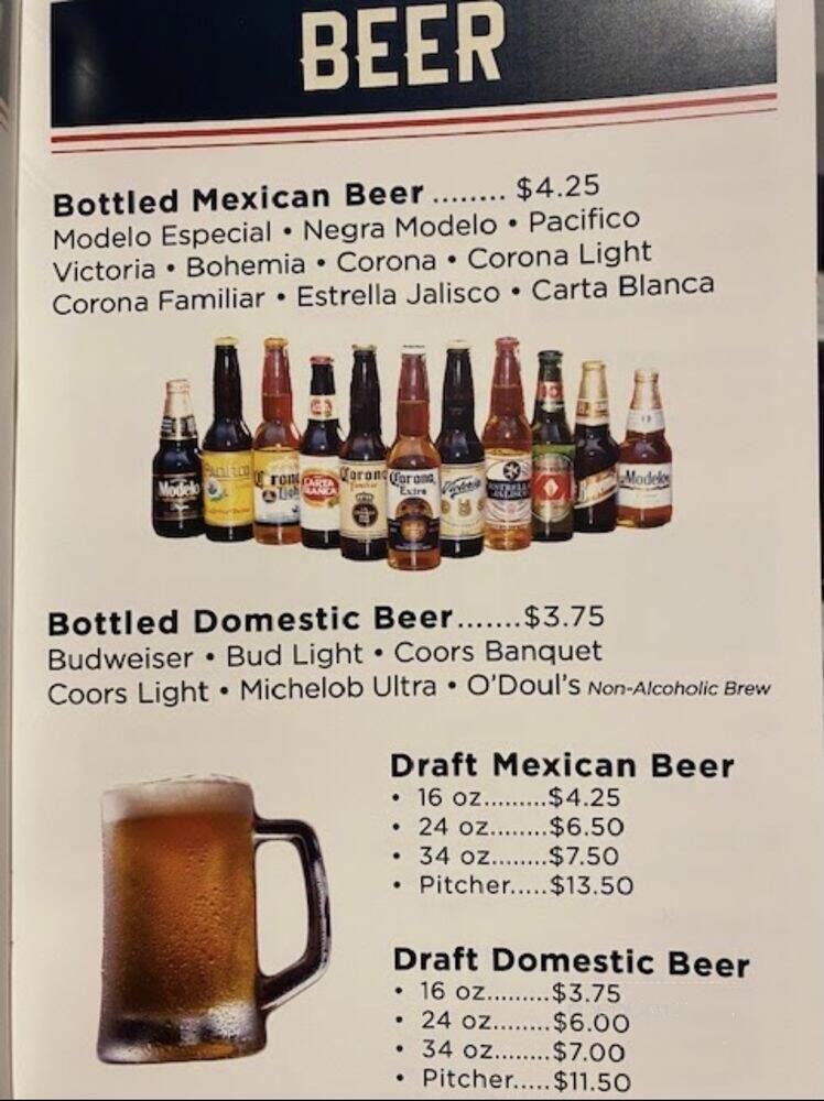 La Cabanita Mex - Meridian, ID menu_pic