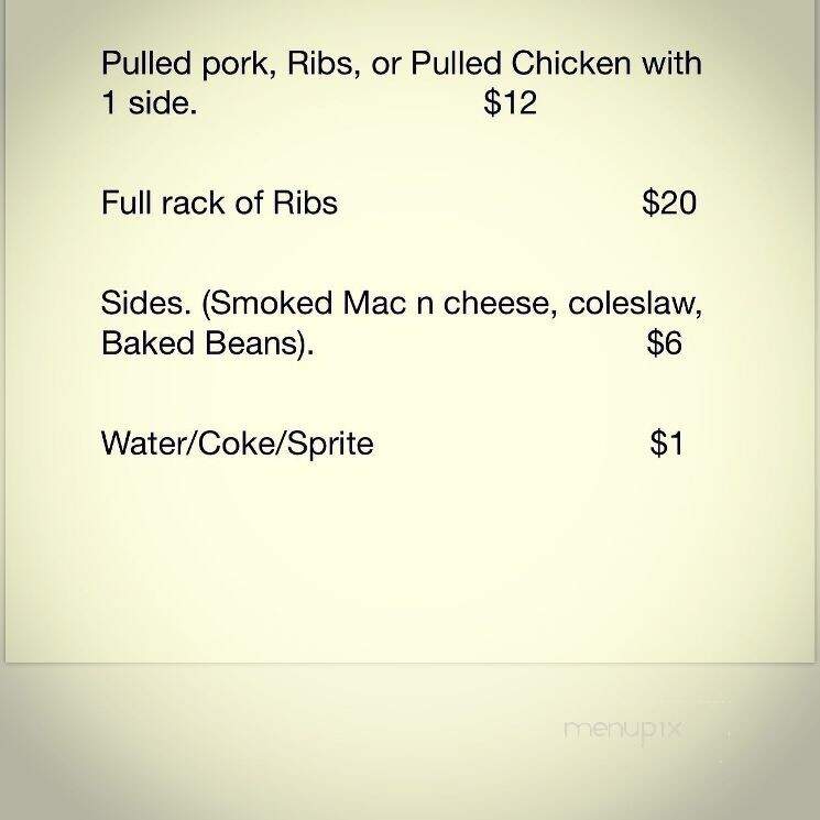 Heavenly Smoke BBQ - Bristol, CT menu_pic