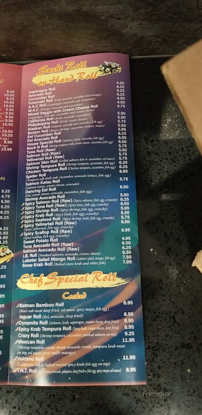 Miyuki Sushi & Thai - Port St. Lucie, FL menu_pic