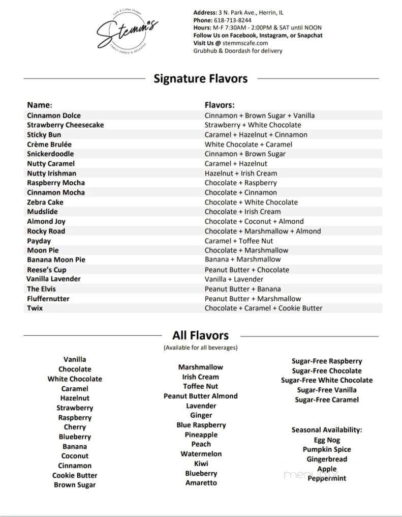 Tanny Thai Cuisine - Williston, ND menu_pic
