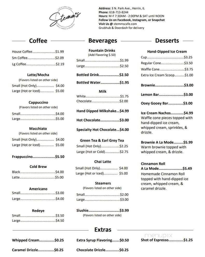 Tanny Thai Cuisine - Williston, ND menu_pic