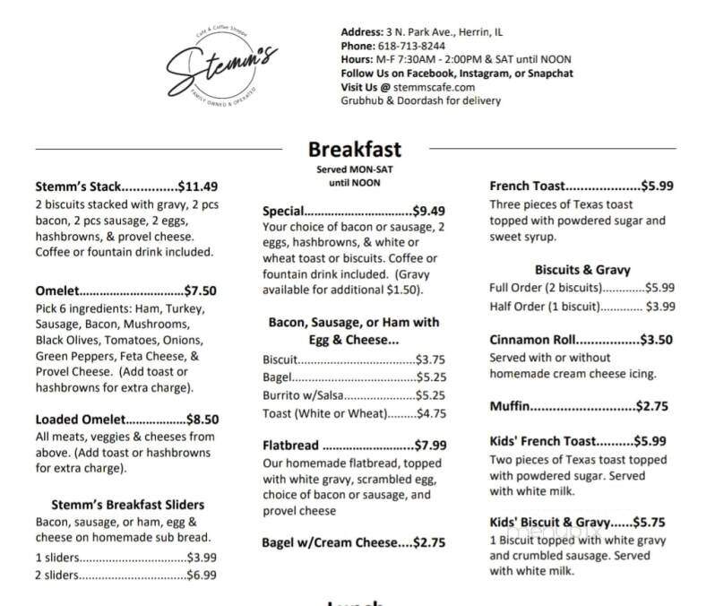 Tanny Thai Cuisine - Williston, ND menu_pic