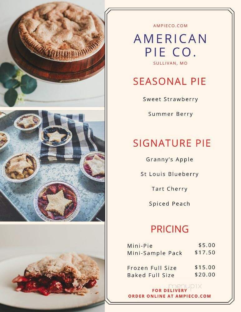 American Pie - Sullivan, MO menu_pic
