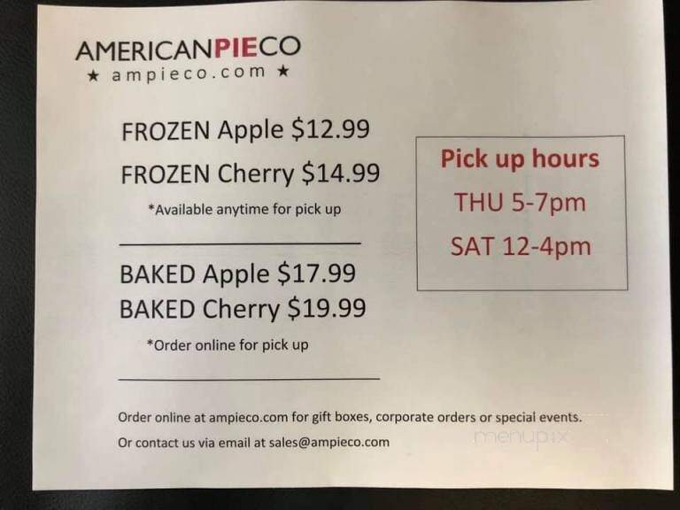 American Pie - Sullivan, MO menu_pic