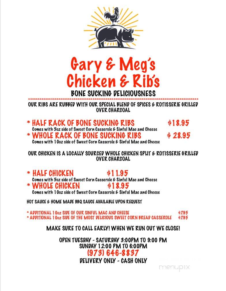 Gary & Meg's Chicken & Ribs - Wayne, NJ