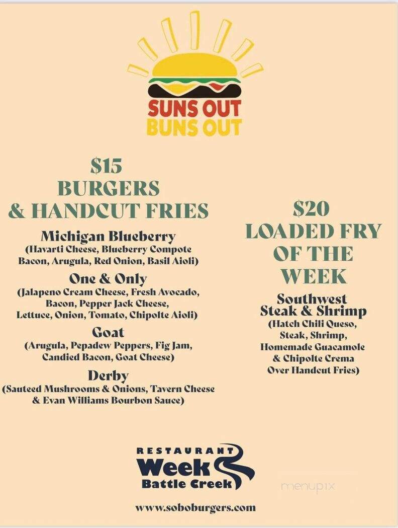 Suns Out Buns Out - Battle Creek, MI menu_pic