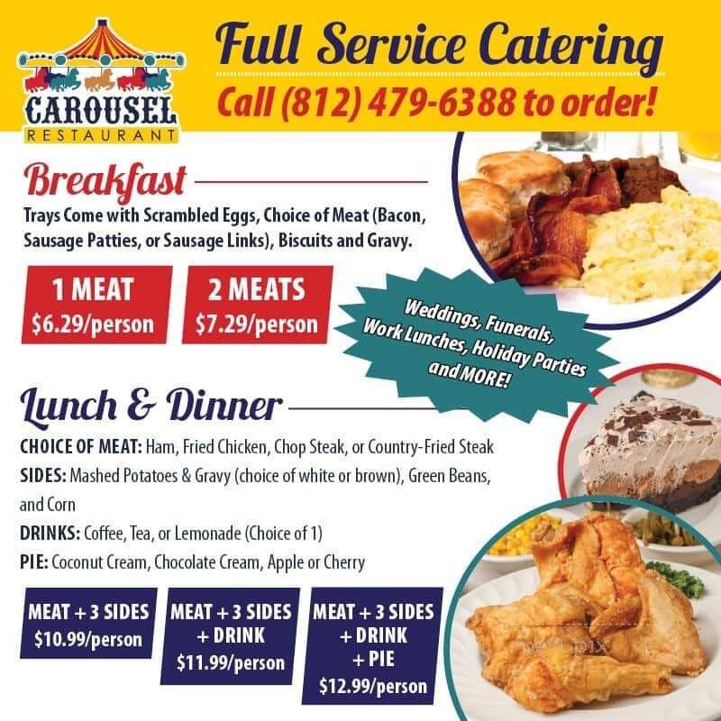 Carousel - Evansville, IN menu_pic