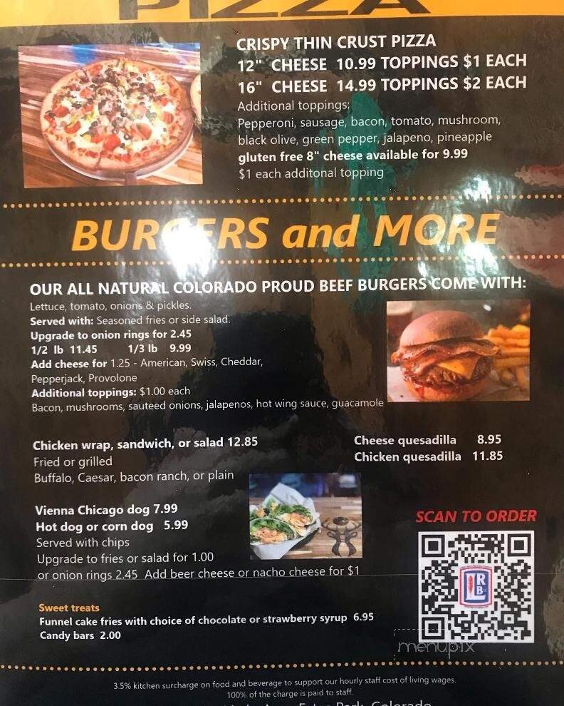 Lone Star Bar - Jonestown, TX menu_pic
